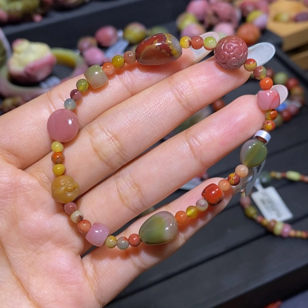 【闪购商品】玛瑙/玉髓手串未镶嵌盐源玛瑙