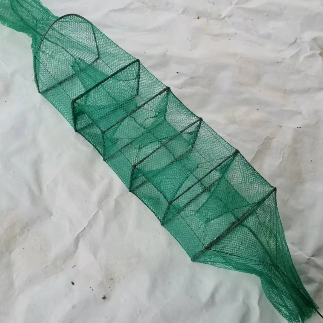 手工折叠加厚黄鳝笼泥鳅笼捕虾笼高效实用捕鱼地笼
