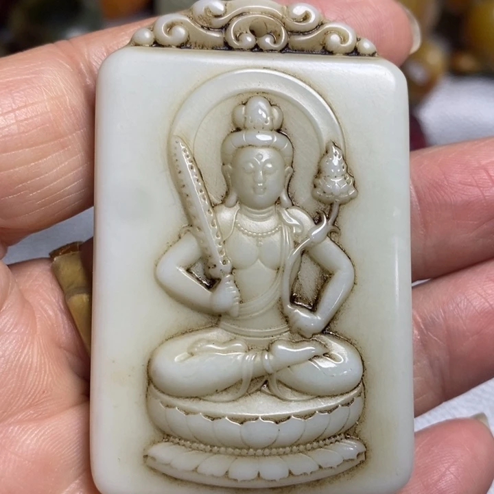 和田玉（糖玉）颈饰未镶嵌