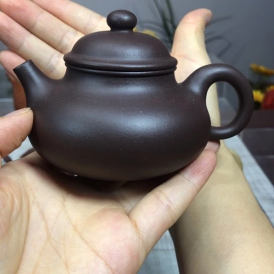 茶壶紫砂二号井紫泥容天170c c