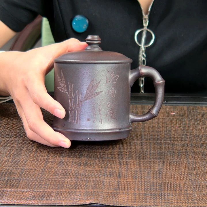 茶杯紫砂高货放漏
