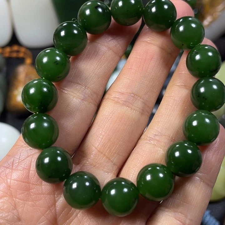 和田玉（碧玉）未镶嵌手串