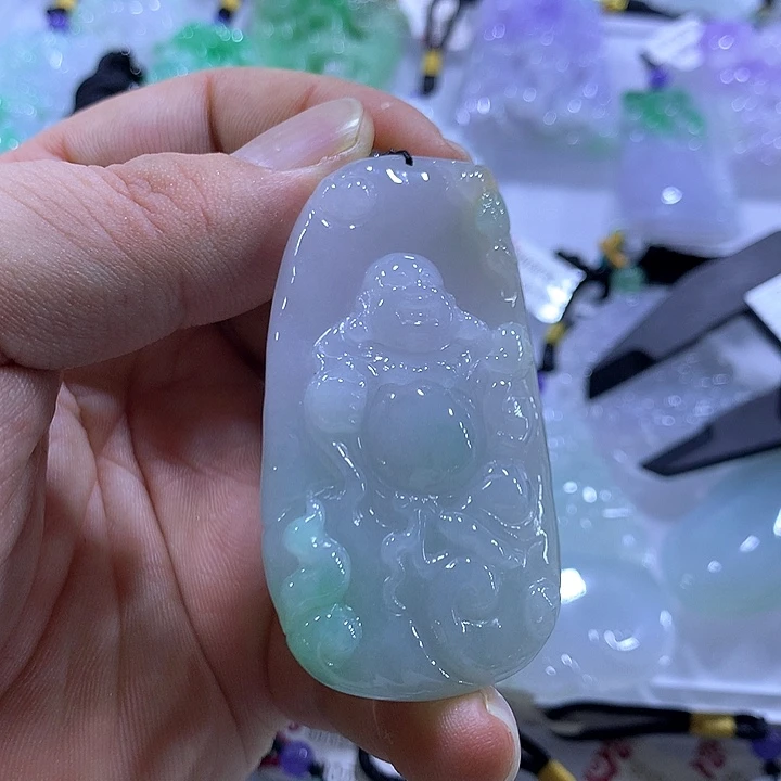 翡翠未镶嵌颈饰天然翡翠A货吊坠