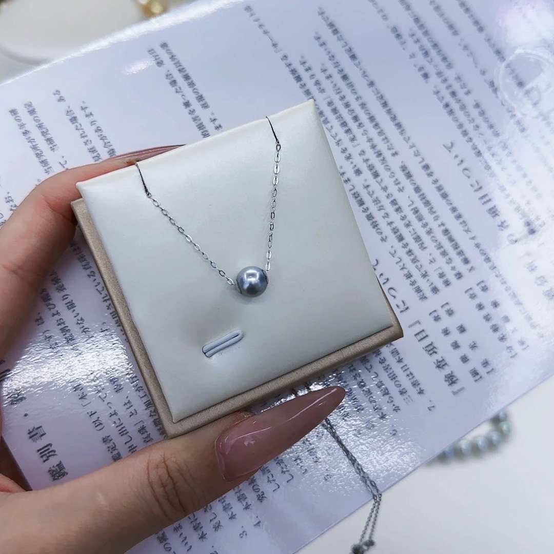 海水珍珠18K金镶嵌颈饰