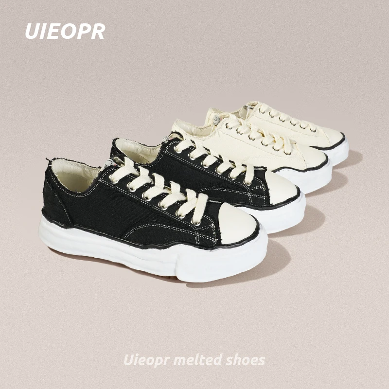 【爆粗】25ss.升级版日系经典粗帆布百搭溶解休闲板鞋SK401