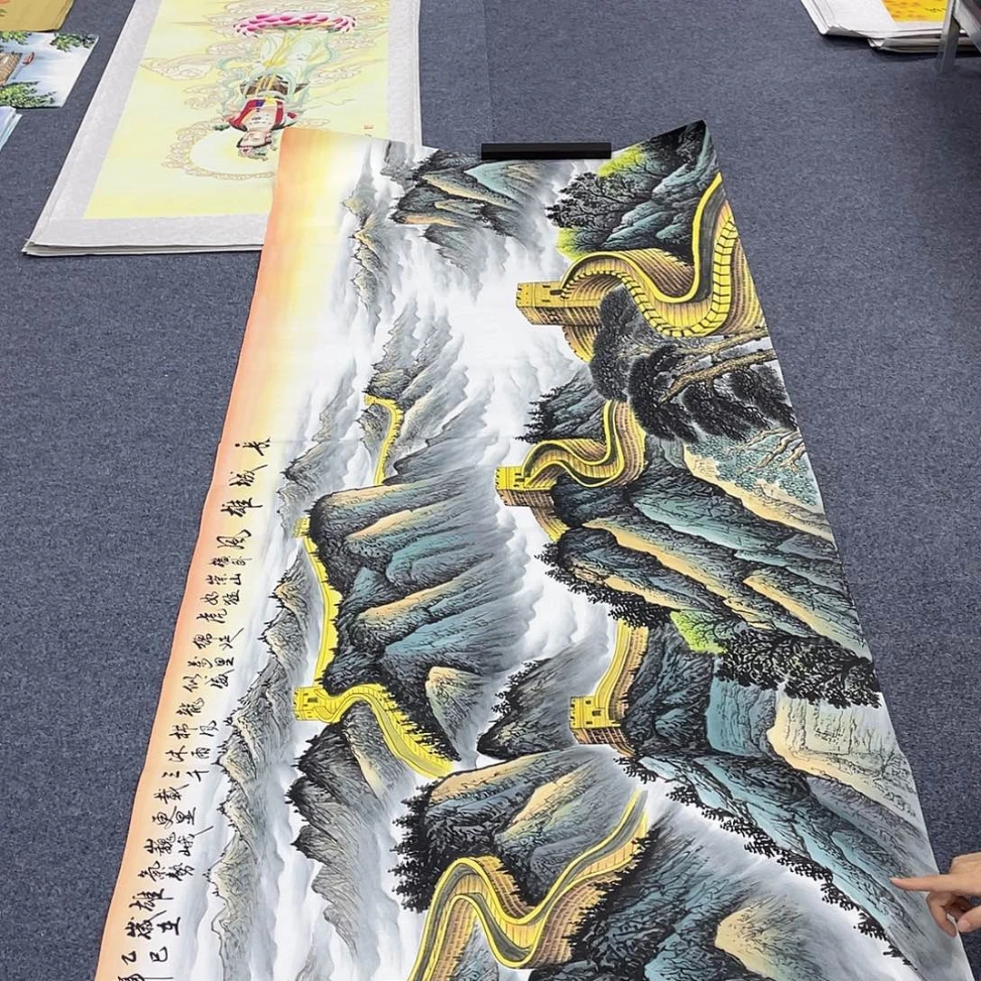 国画作品小姐姐放漏…