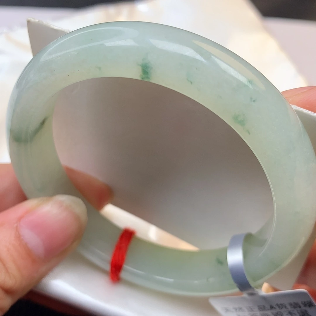 未镶嵌手镯翡翠纯天然A货翡翠冰胶共存222号