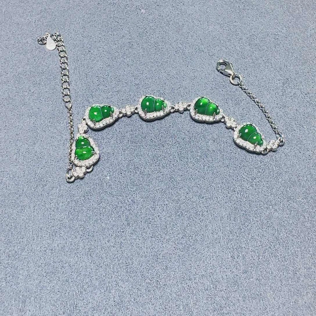 925银合成立方氧化锆手链