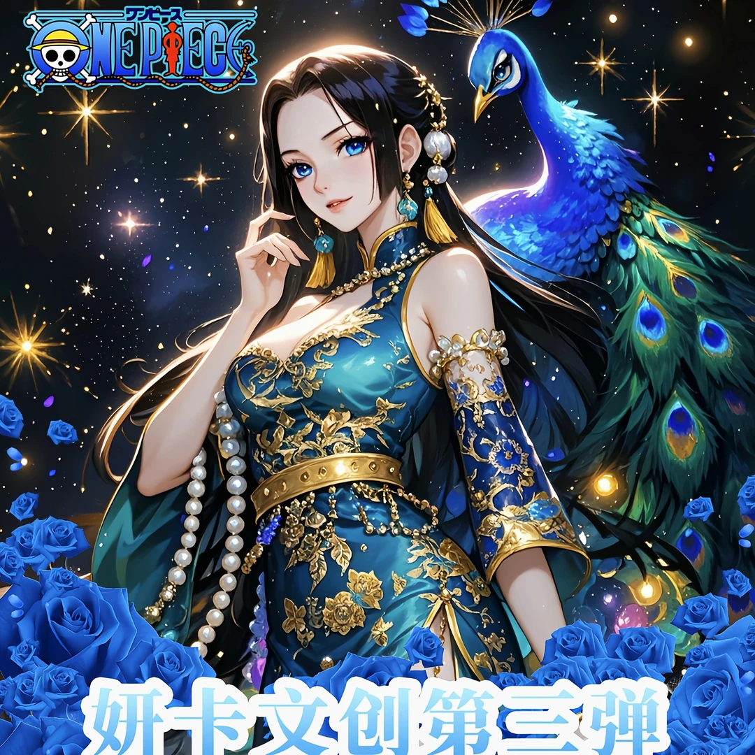 1K2【妍卡文创】海贼王第三弹海贼王璀璨之星二创周边动漫卡牌