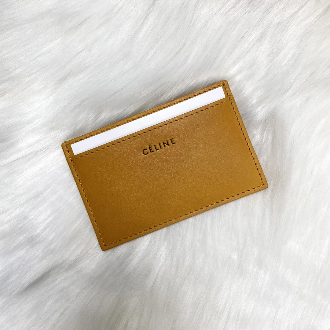 99新 Celine/思琳 思琳  姜黄色咩 卡包卡夹