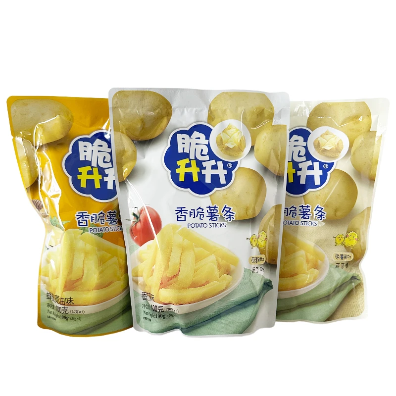 脆升升香脆薯条蜂蜜黄油味土豆条休闲零食马铃薯网红追剧解馋小吃