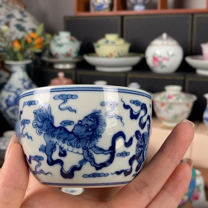 杯折葵非器狮子杯