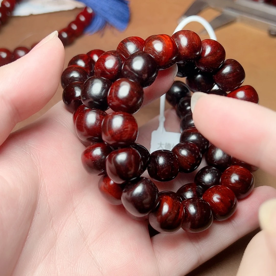 小叶紫檀手串/手链1314琴料横纹