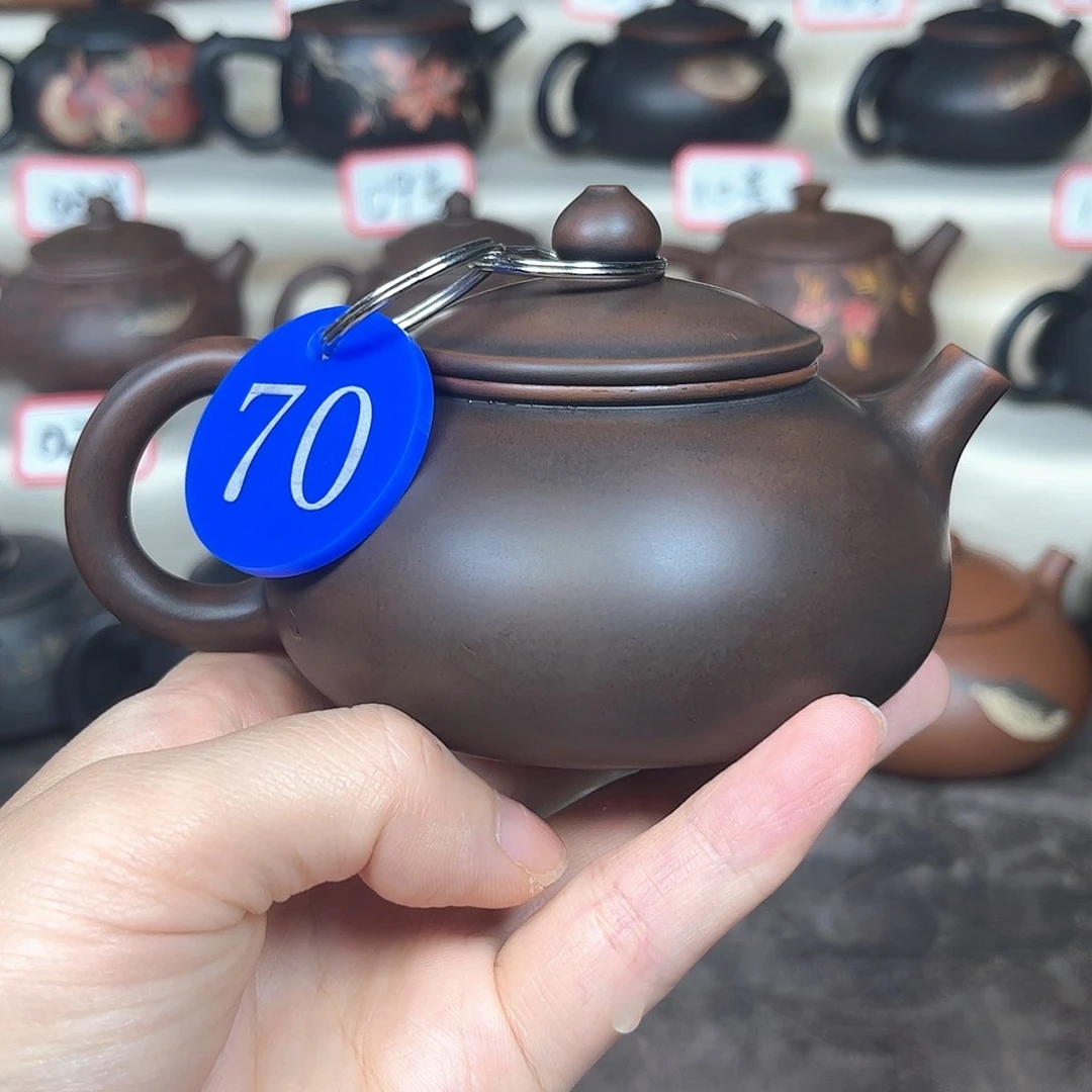 150毫升微微瑕纯手工寒江壶