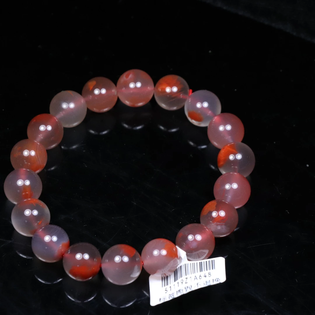 原矿无优化南红川料冰飘单圈12mm不保无裂