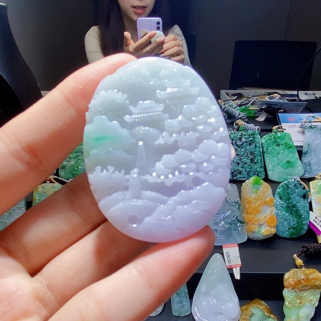 颈饰未镶嵌翡翠翡翠