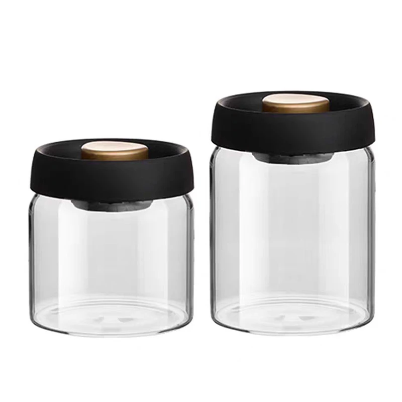 【规格可选】摩瑟家居【按压密封收纳罐】HAZC玻璃花瓶摆件陶瓷