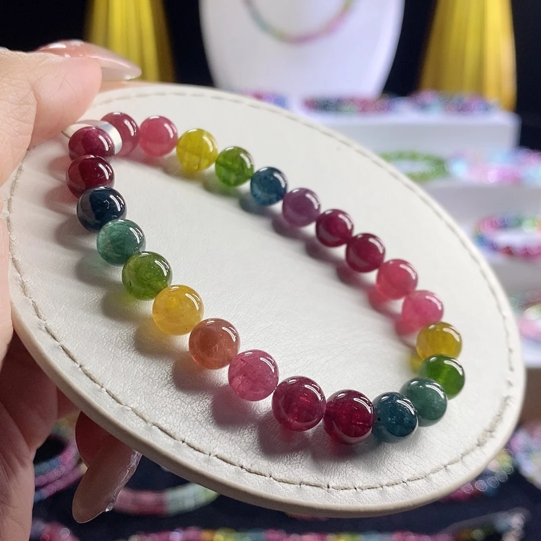 未镶嵌手链碧玺色标