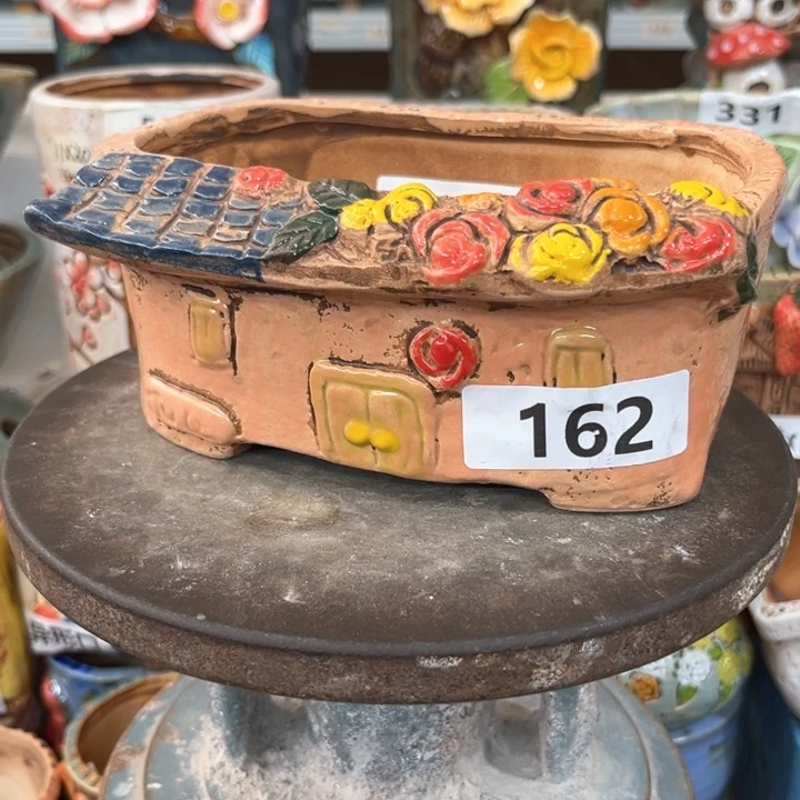 紫砂花盆粗陶材质多肉花盆