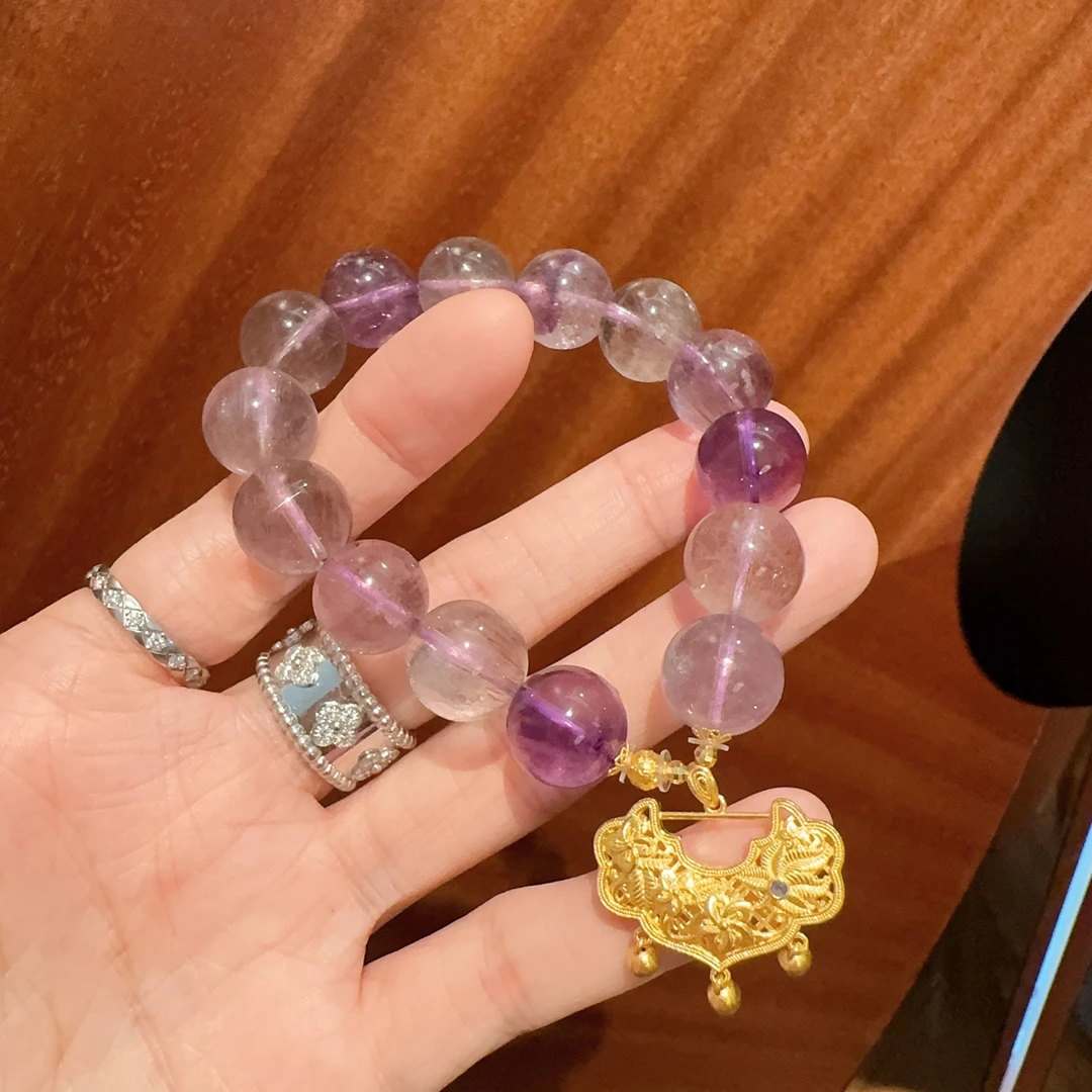 A510超七未镶嵌水晶手串5303