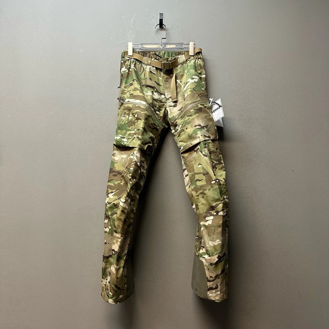 Arcteryx 始祖鸟/03915/Alpha pant 迷彩硬壳冲锋裤 全新带吊