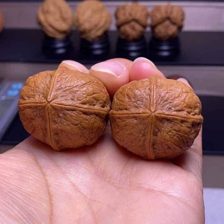 文玩核桃把件骰子四楞18