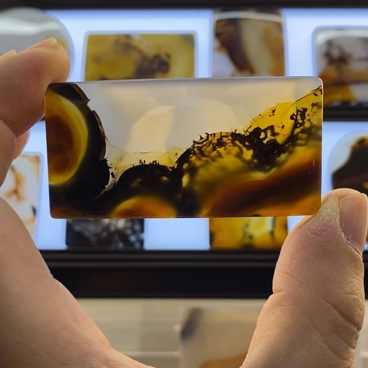 玛瑙/玉髓合金颈饰