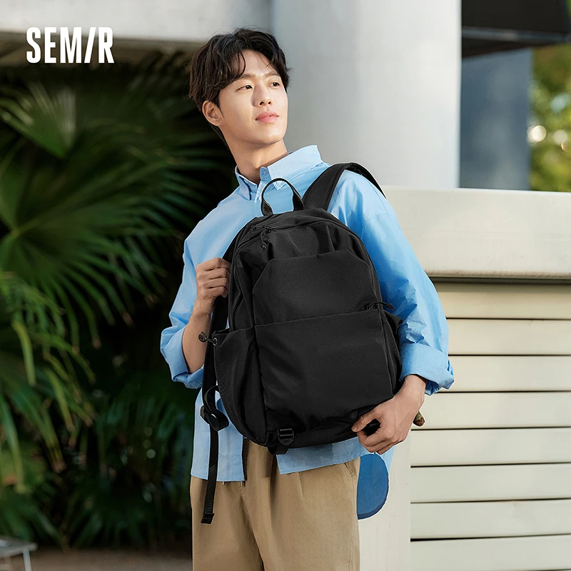 森马双肩包女大学生书包男电脑包高中生男士旅行包初中生男生背包