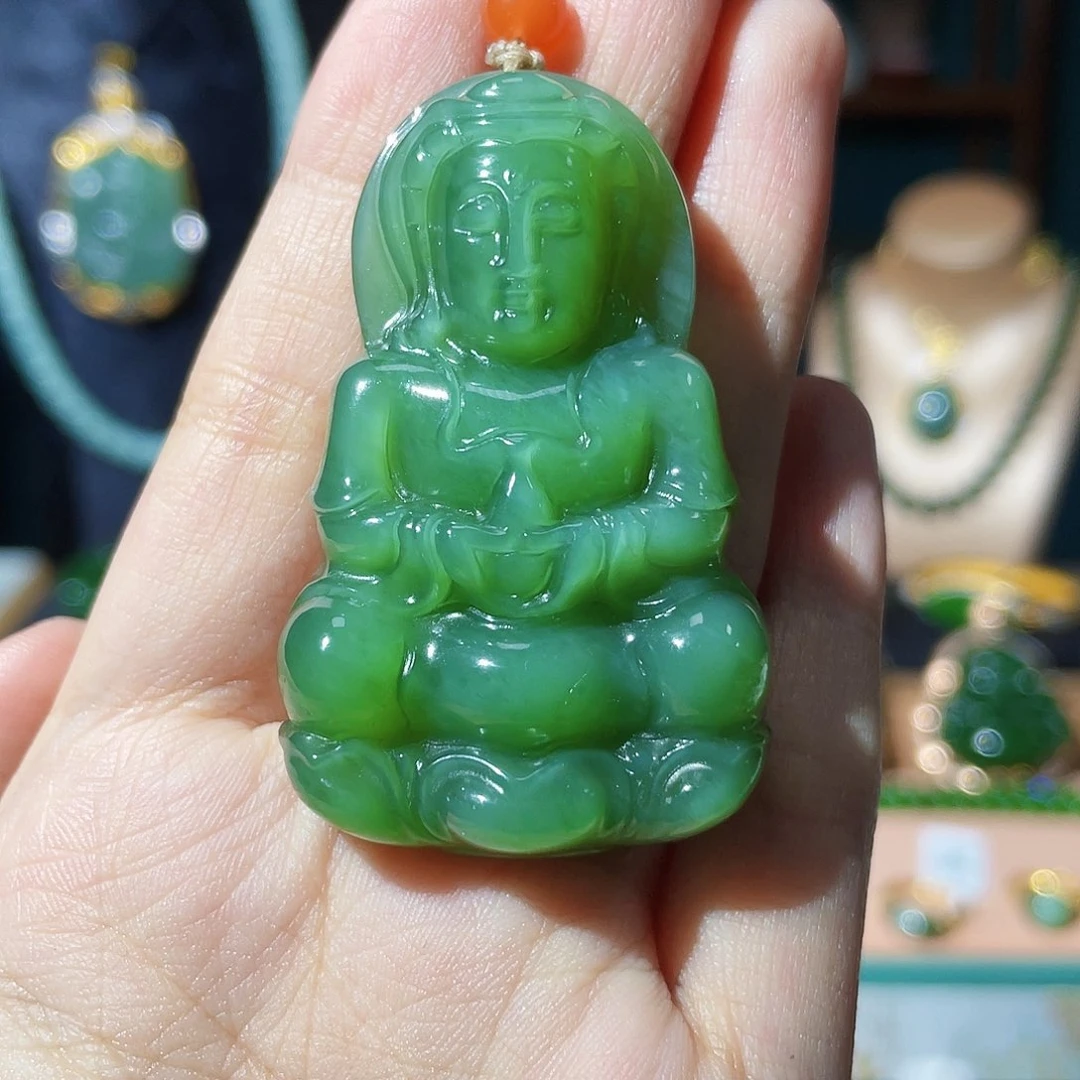 和田玉（碧玉）未镶嵌颈饰