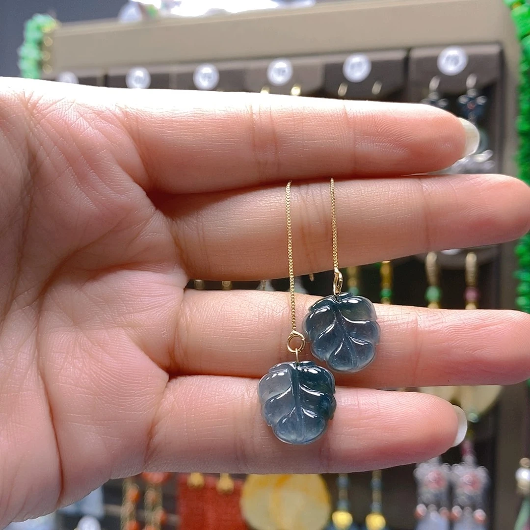 未镶嵌翡翠耳饰翡翠
