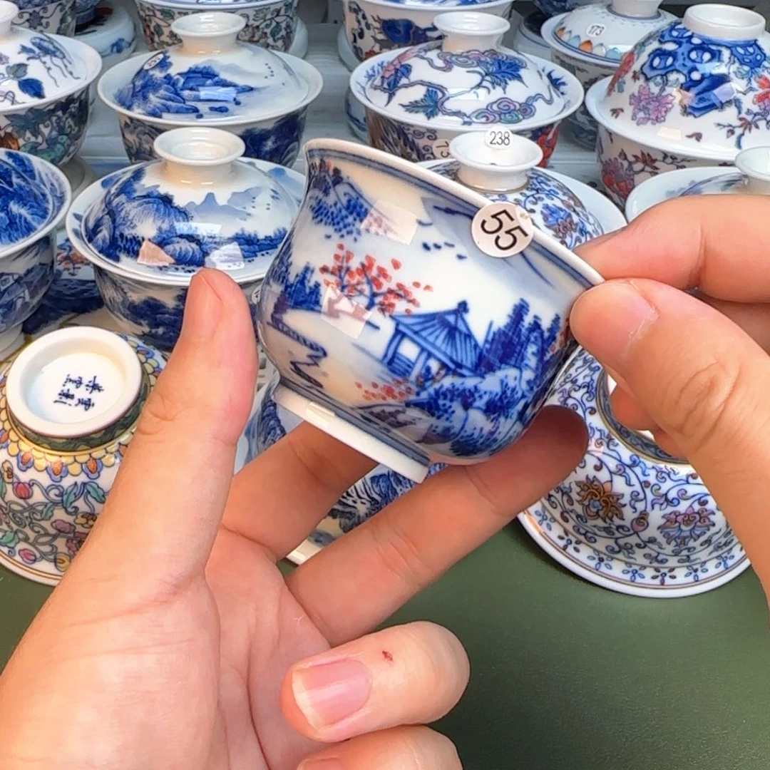 彦祖纯手工手绘茶具55