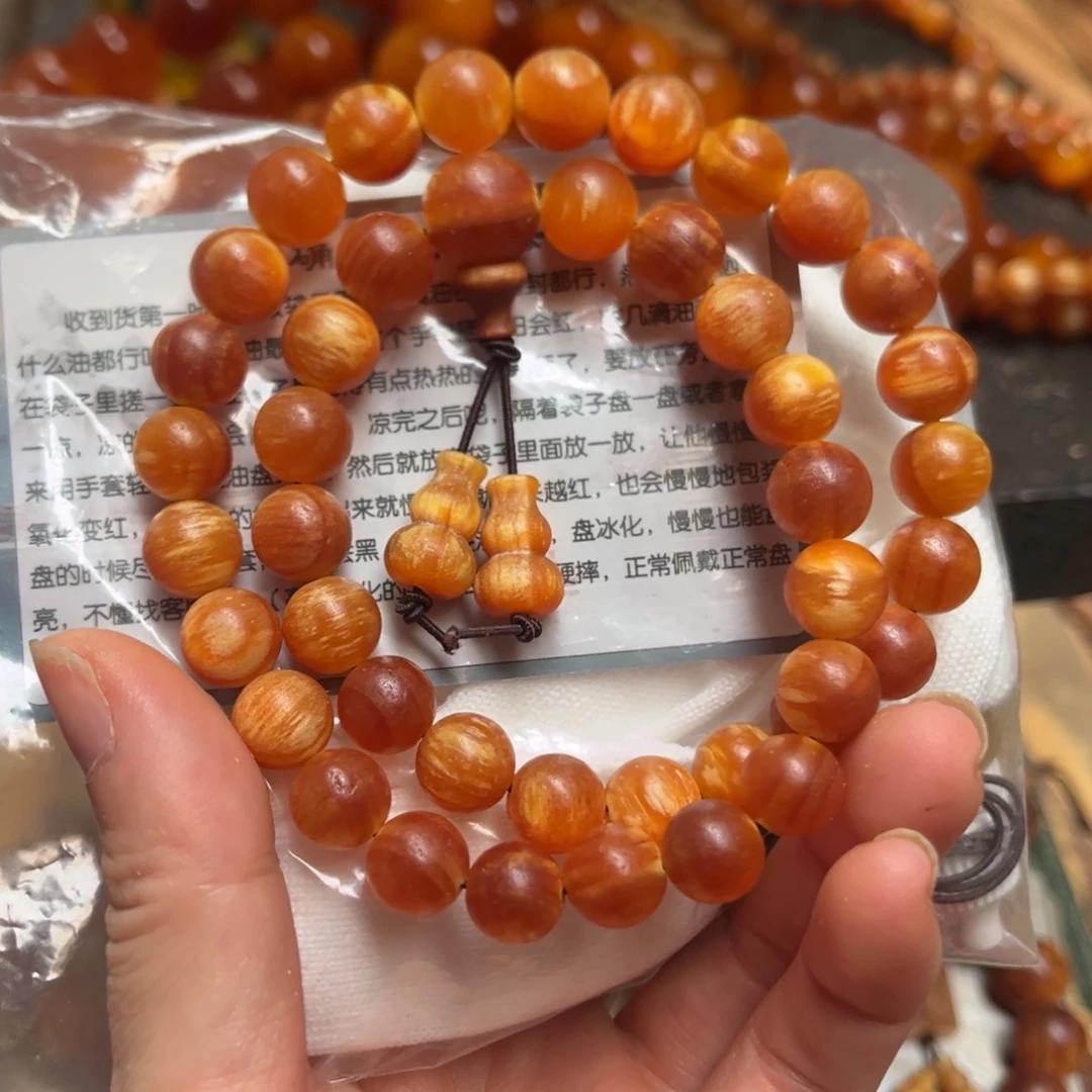 松木（琥珀木）手串/手链1.0手持42颗