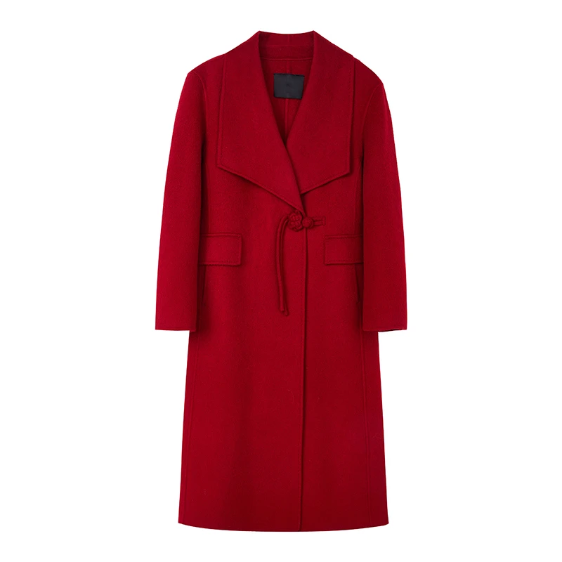 【达人专属】羊毛驼绒大衣N8701