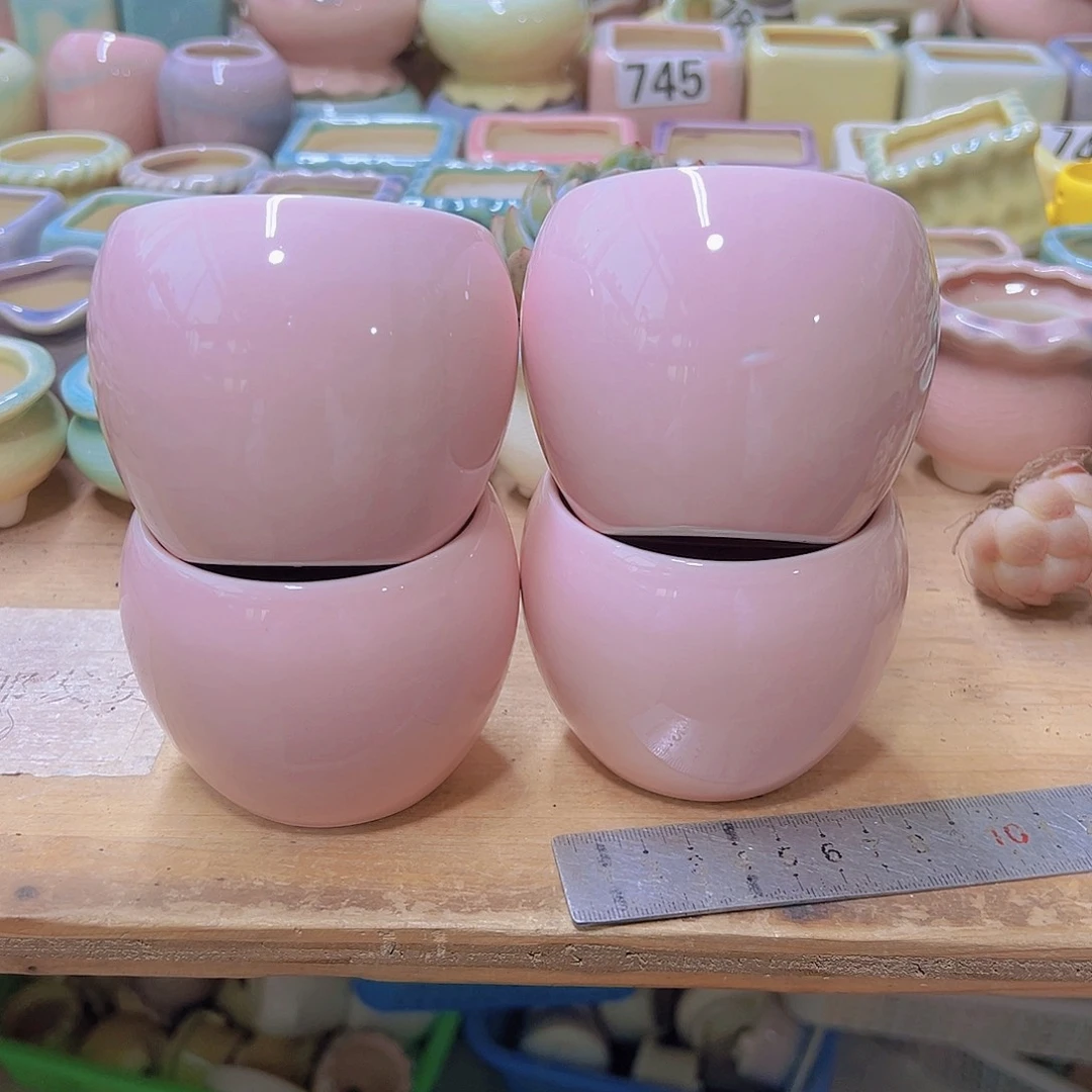 陶瓷花盆当场满12包邮