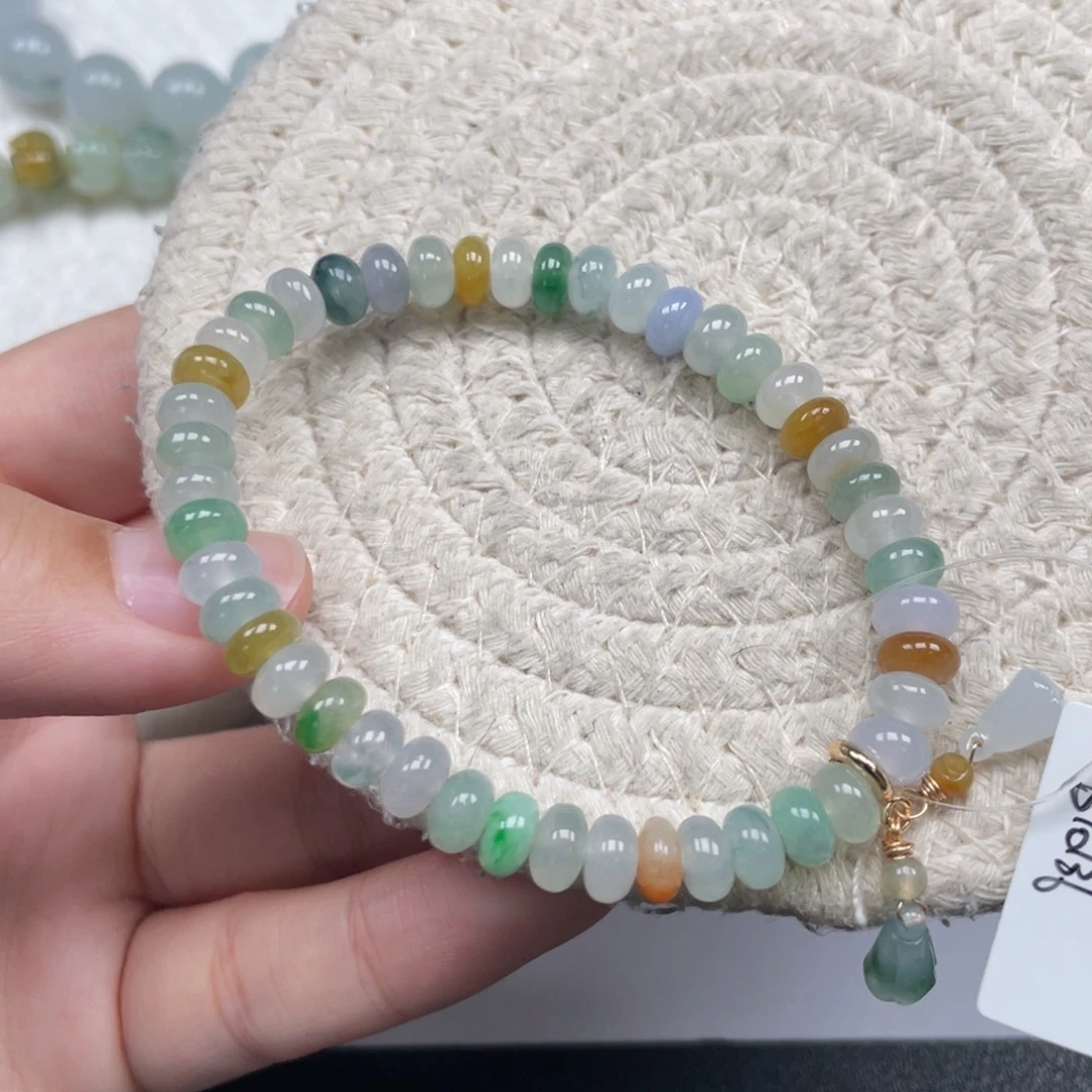 翡翠未镶嵌颈饰天然A货缅甸翡翠6.5