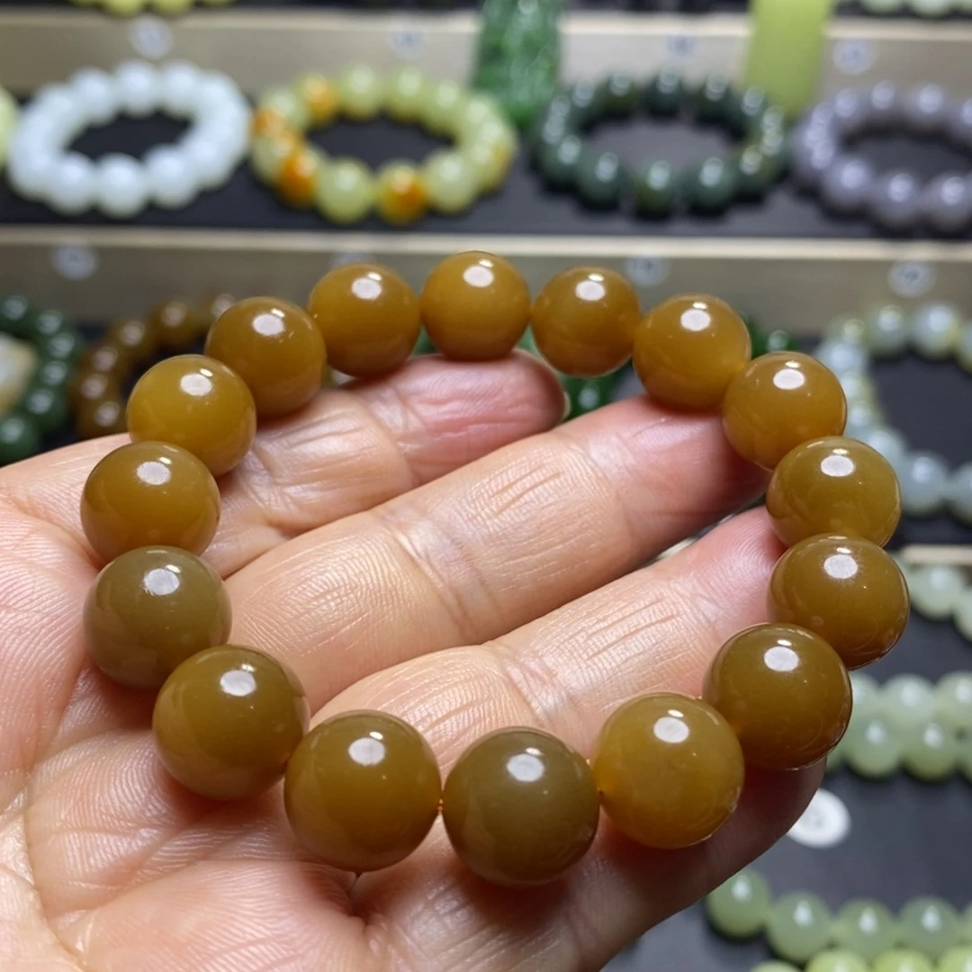 和田玉手串未镶嵌