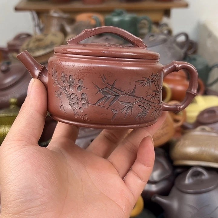 茶壶紫砂紫砂微瑕