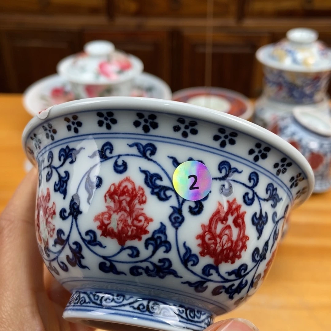 手绘现代茶具非古董