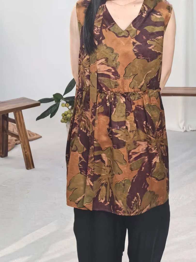 浔象丝绸腰带小连衣裙