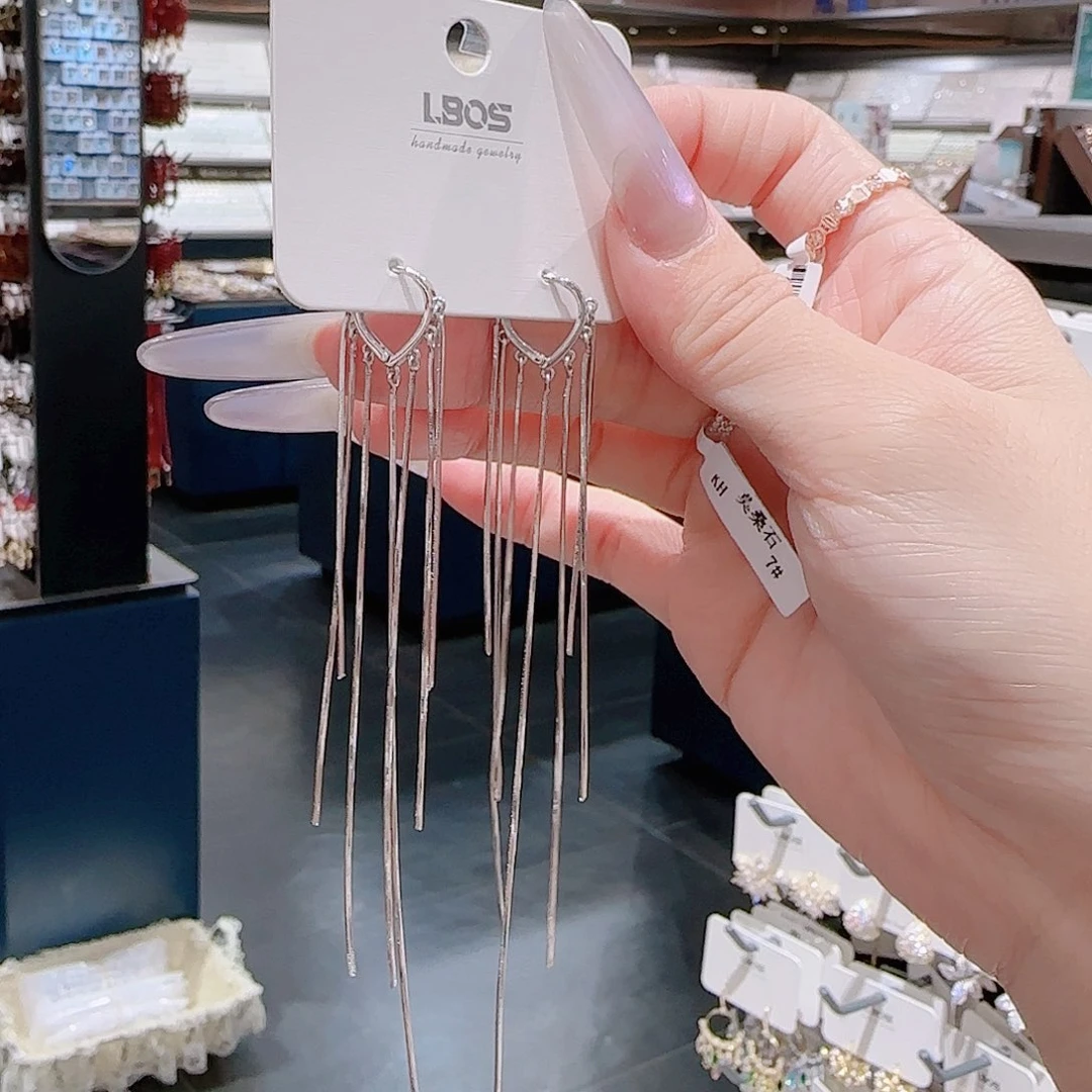 锆石铜合金925银耳环