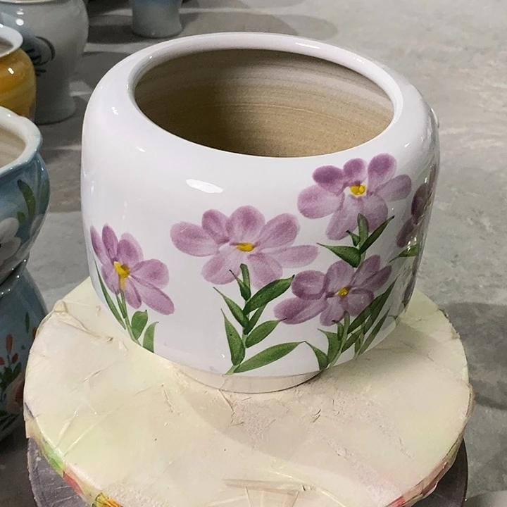 罐12xc景德镇陶瓷花盆大瑕疵不退不换