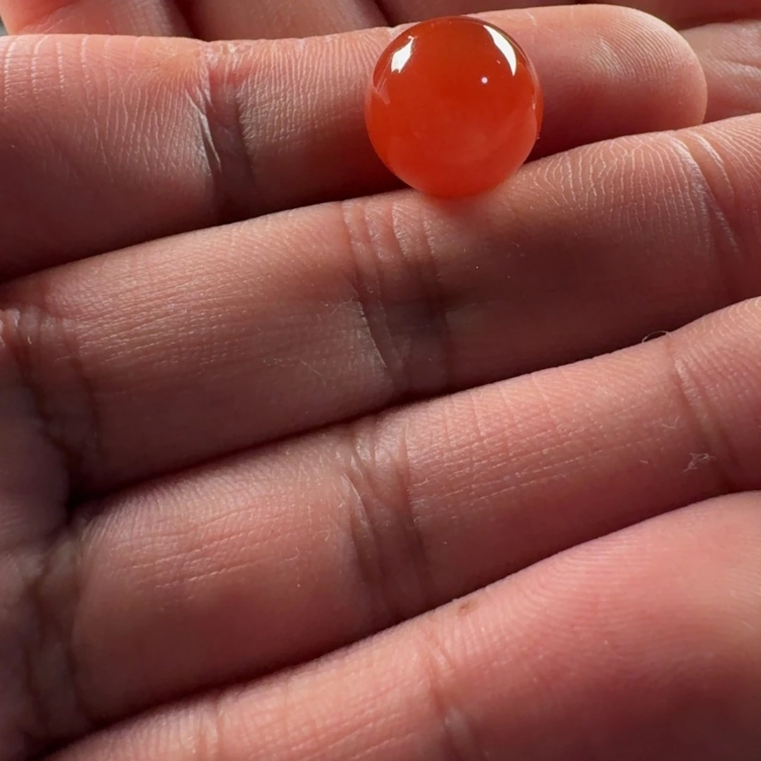 南红玛瑙未镶嵌圆珠13.1