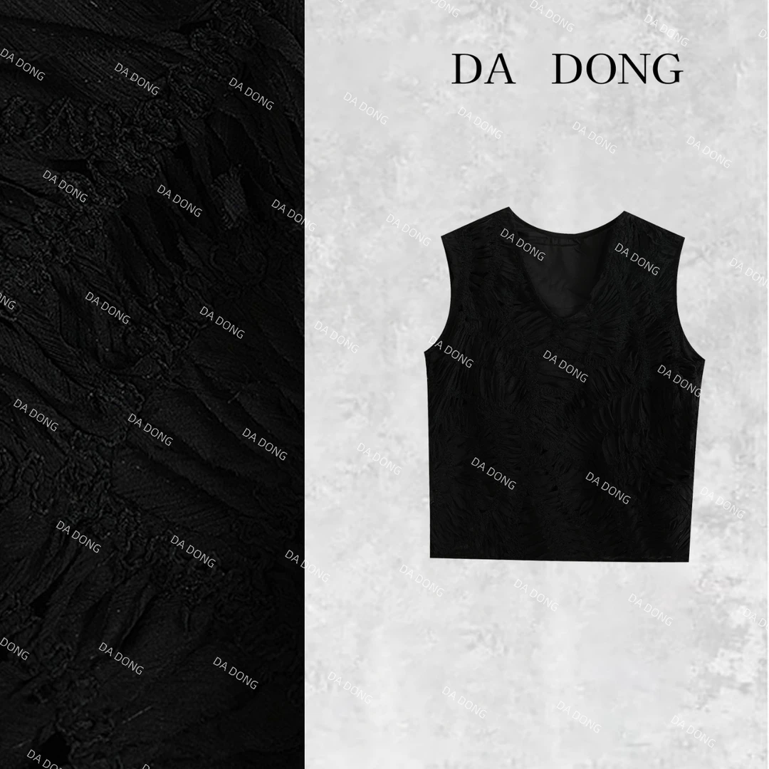 时光背心--新中式国风气质时尚百搭小众设计运动夏季透气通勤背心