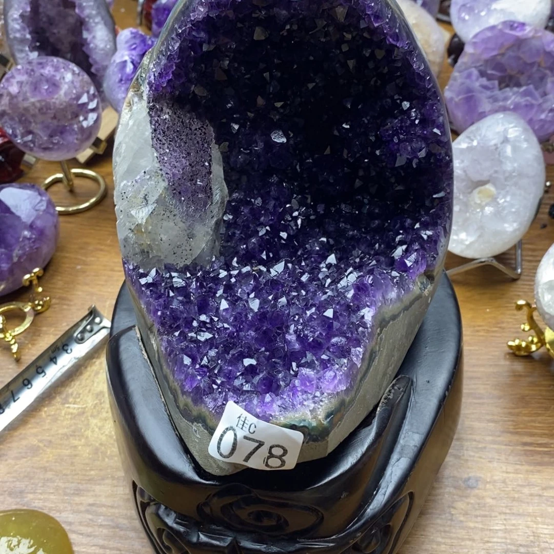 未镶嵌大型摆件（非配饰）紫晶悟****0