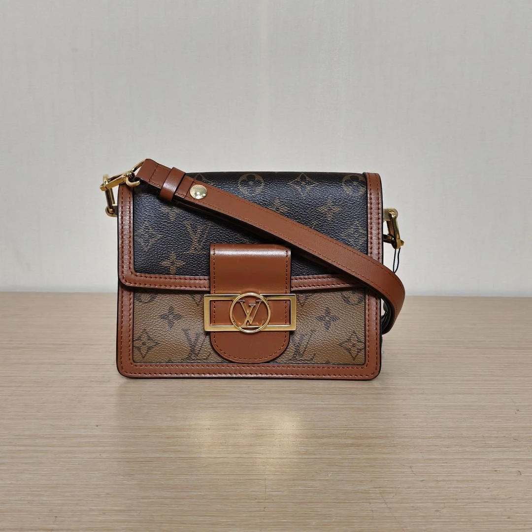 95新 LouisVuitton/路易威登 【娇】达芙妮20 老花PVC2019 806615