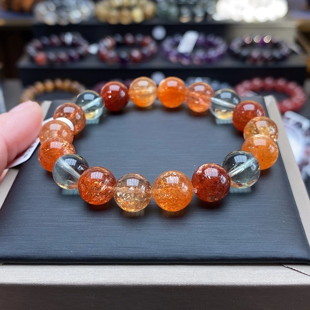 日光石手链未镶嵌蓉手链