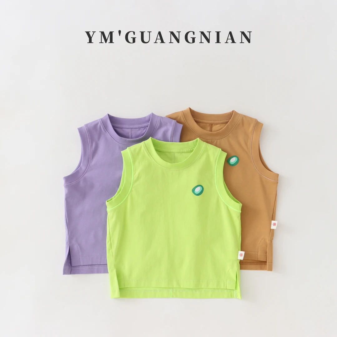 【幼棉光年】夏季男童无袖卡通印花背心1220963-1220965-1220966
