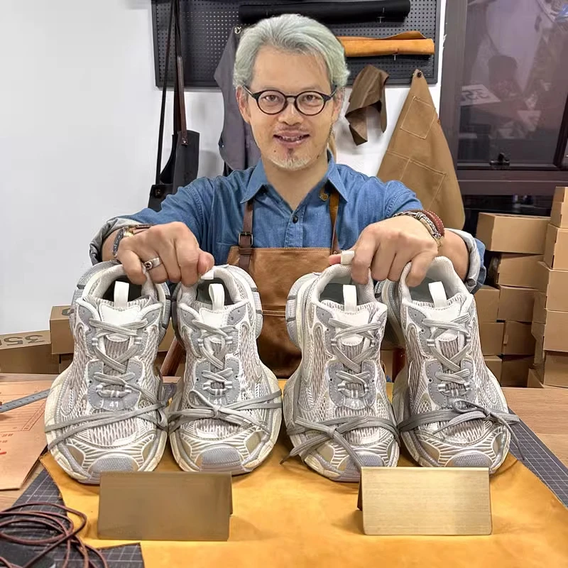 【高品质】巴黎3xl老爹鞋男女款2025新款时尚小个子厚底增高运动鞋