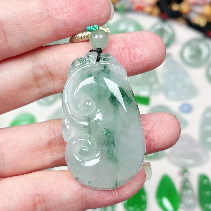 翡翠未镶嵌颈饰缅甸天然A货翡翠