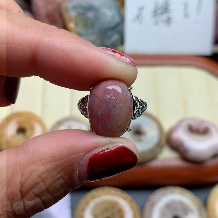 硅化珊瑚（珊瑚玉）颈饰未镶嵌